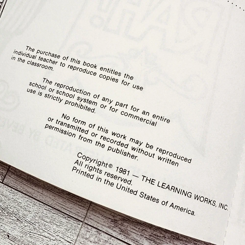 Awards Galore Rah Rah Rah Beverly Armstrong 1981 Learning‎ Works Retro Teacher